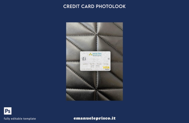 modello frontale photolook con carta elettronica Visa Nepal Kumari Bank stile ve